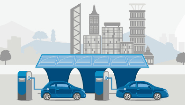 Beispiel einer Infografik zur Elektromobilität